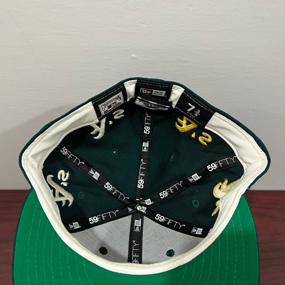 New Era, 59Fifty Fitted Hat, Logo Progression, Oakland Athletics - Picture 11 of 15